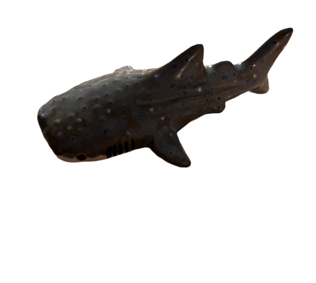 Lille hvalhaj i keramik