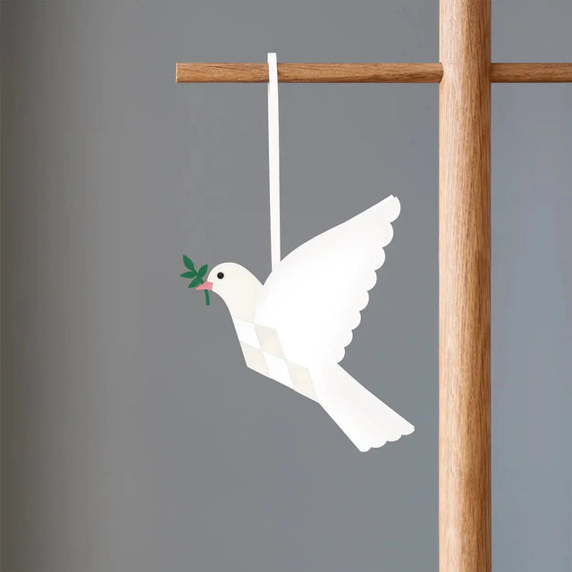 Flettet julefugl fredsdue