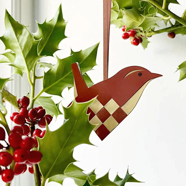 Flettet julefugl gærdesmutte - Papirfamilien