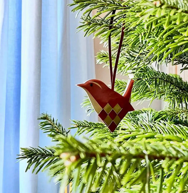 Flettet julefugl gærdesmutte - Papirfamilien