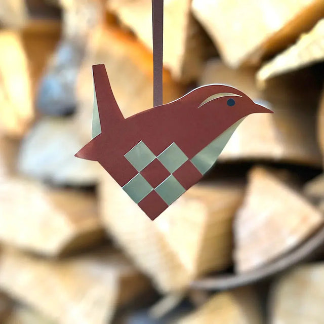 Flettet julefugl gærdesmutte - Papirfamilien