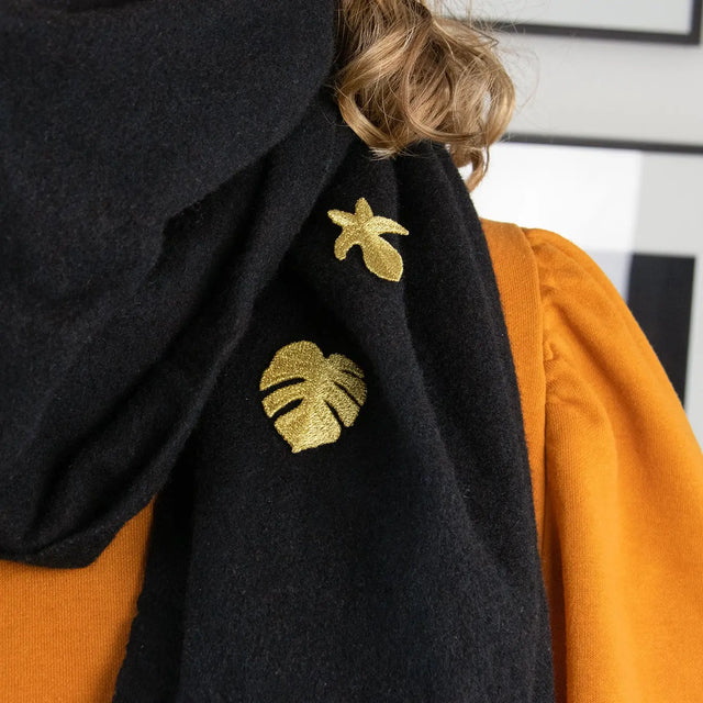 Gyldne Brocher  - 3 tropiske blade - Botanopia