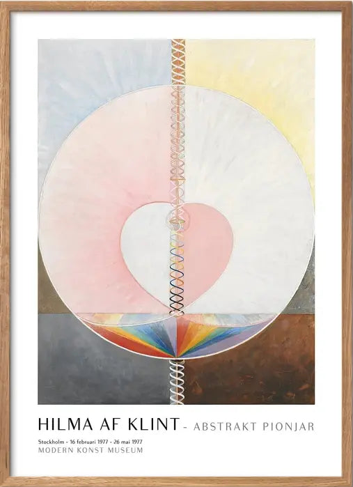 Hilma af Klint - the dove Poster & Frame
