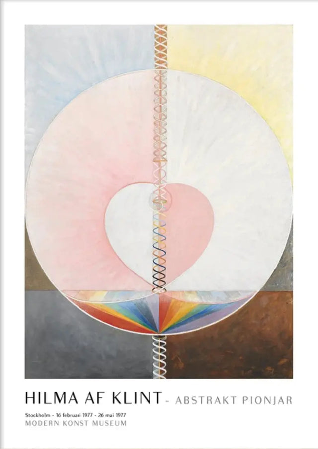 Hilma af Klint - the dove Poster & Frame