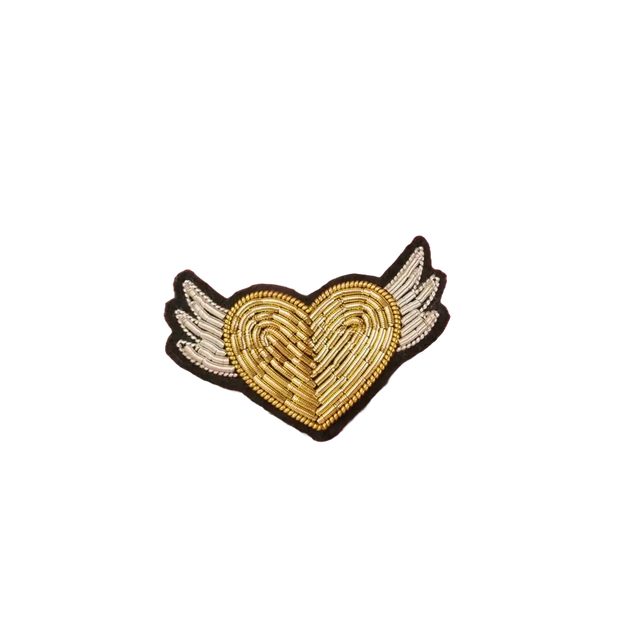 Hjerte med vinger broche - Malicieuse