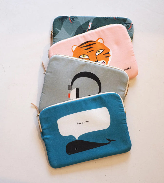 Ipad sleeve - tiger - pleased to meet