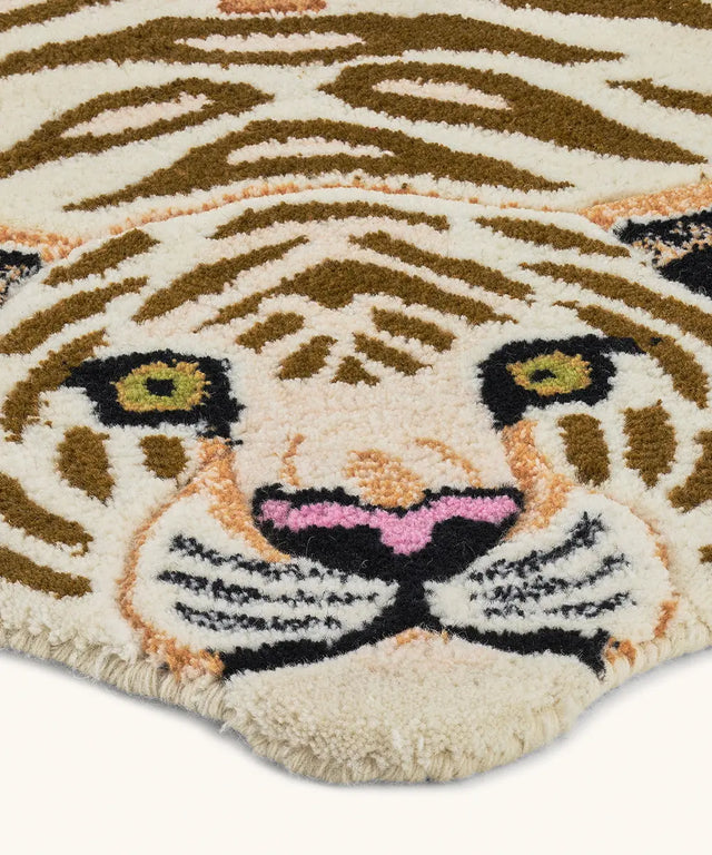 Jill flower tiger tæppe - Doing goods