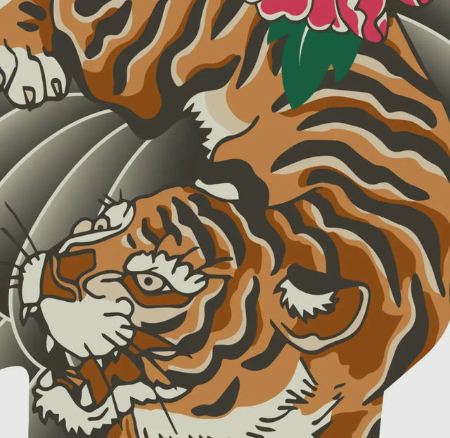 Koinobori Tattoo tiger - Madame Mo