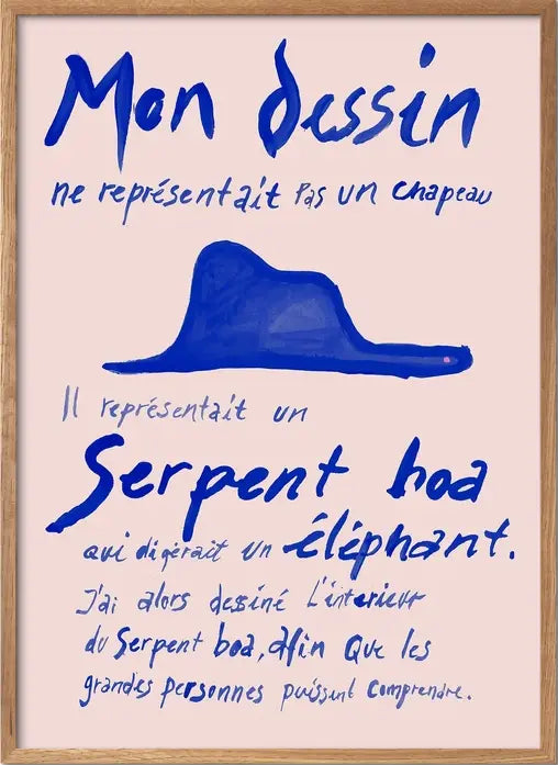 Le petit prince Poster & Frame