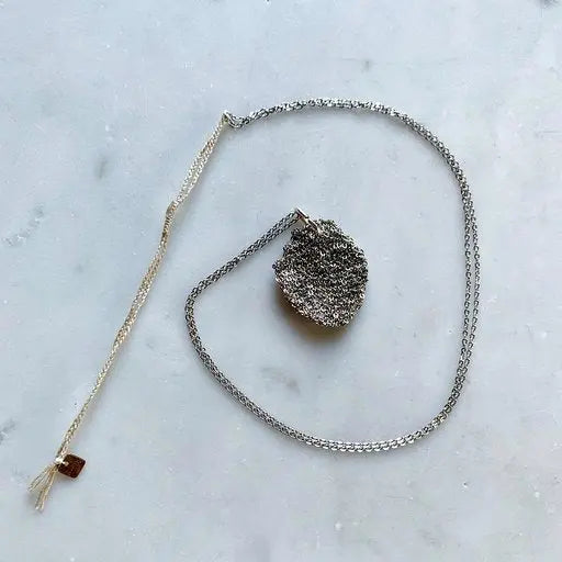 Medal sølv halskæde delphine lamarque