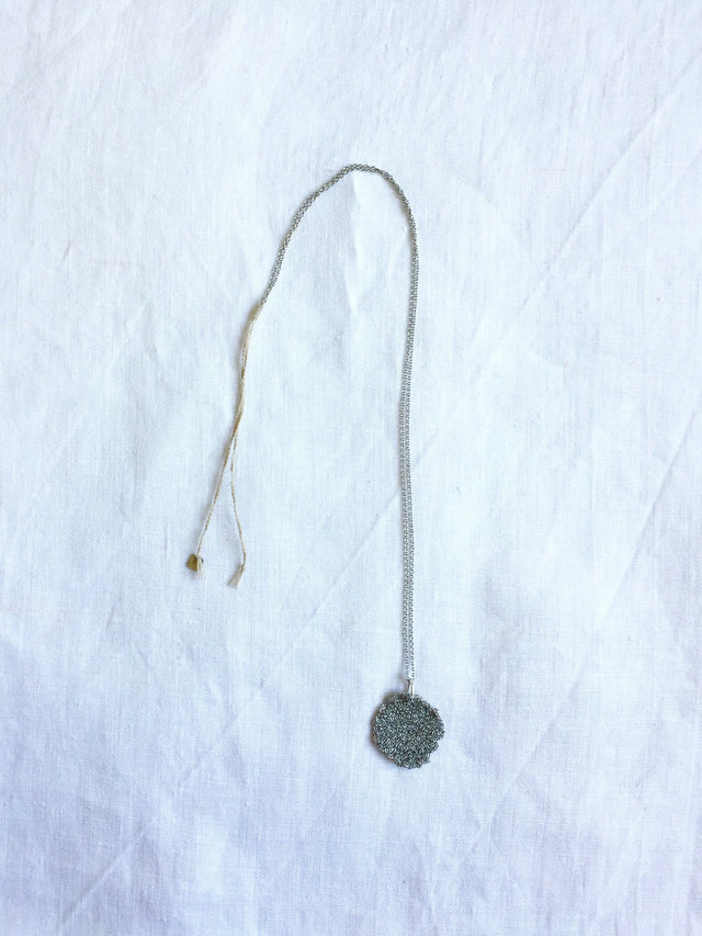 Medal sølv halskæde delphine lamarque