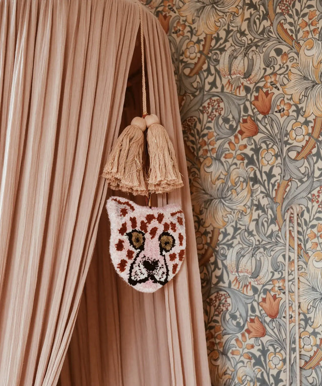 Mini ophæng - pink leopard - Doing goods