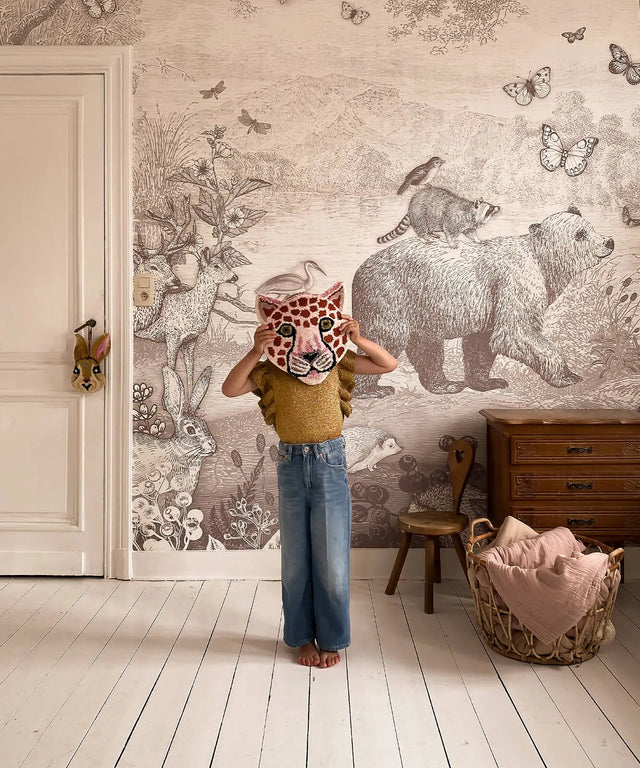 Pinky leopard hoved - Doing goods