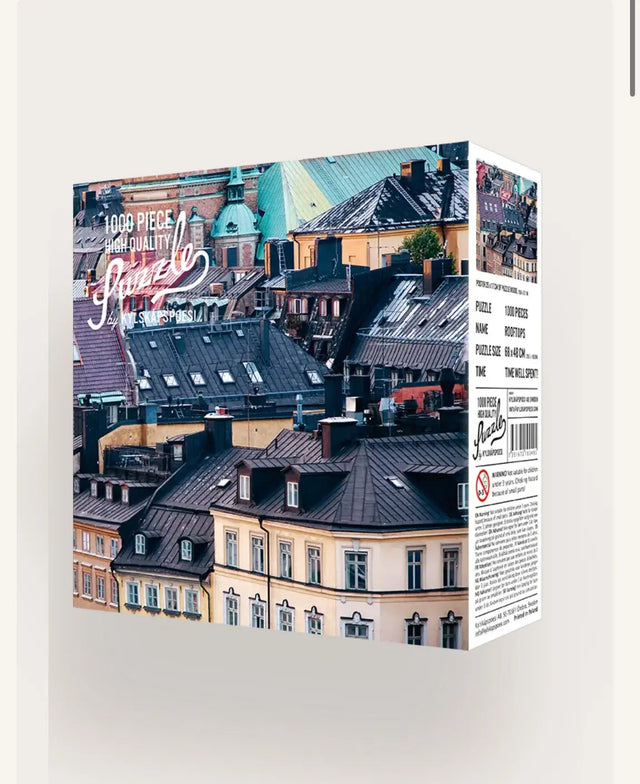 Puslespil - roof-tops - kylskåpspoesi