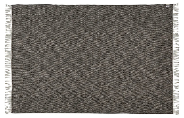 Silkeborg Uldspinderi - uldtæppe - Fanø (slate black) - Silkeborg Uldspinderi