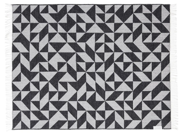 Silkeborg Uldspinderi - uldtæppe - Twist a Twill (dark grey) - Silkeborg Uldspinderi