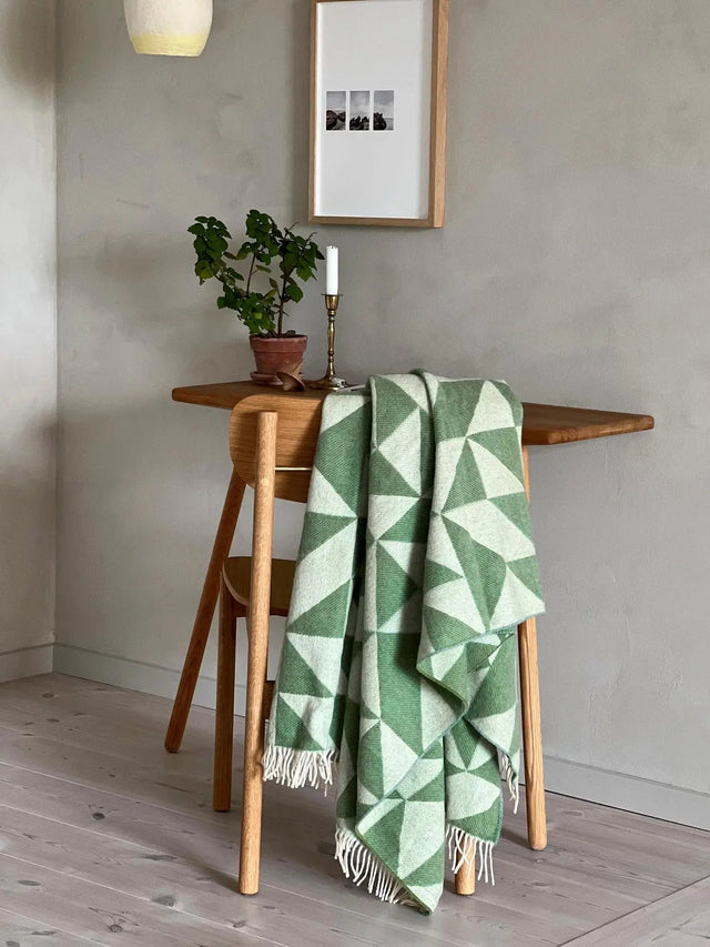 Silkeborg Uldspinderi - uldtæppe - Twist a Twill (marple green) - Silkeborg Uldspinderi