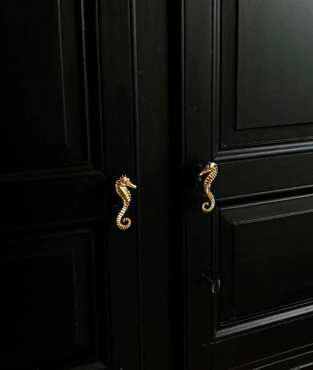 Søhest greb (venstre) - messing - Doing goods