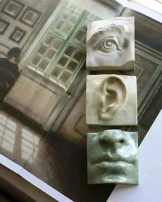 Square Ear (L) 06 - keramik - Laoru Laoru