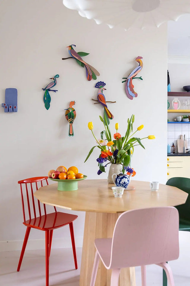 Vægdekoration - paradis fugl (nusa)