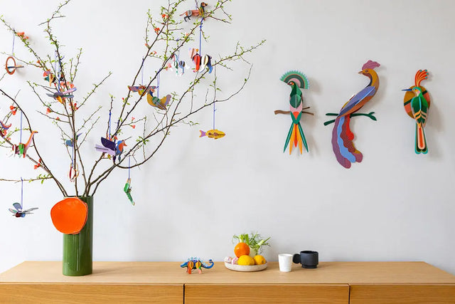 Vægdekoration - paradis fugl (nusa) - Studio Roof