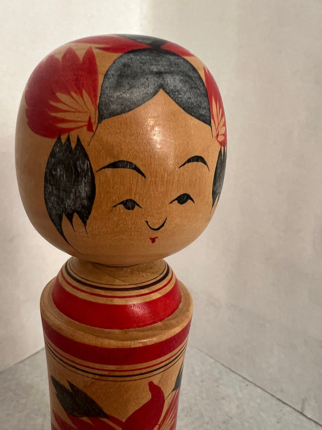 Vintage Kokeshi dukke 18 cm (05) - Ponyklubben