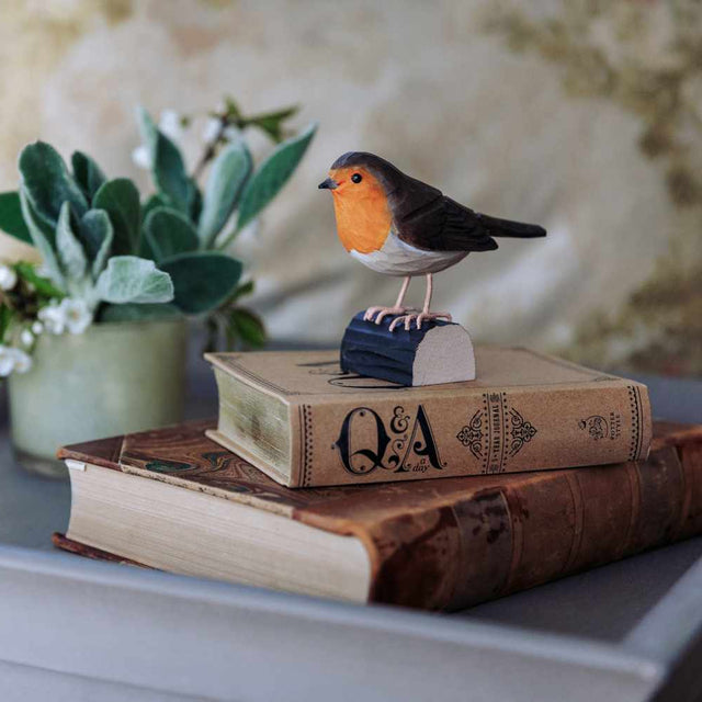 Rødkælk/rødhals - træfugl (lille) - Wildlife Garden