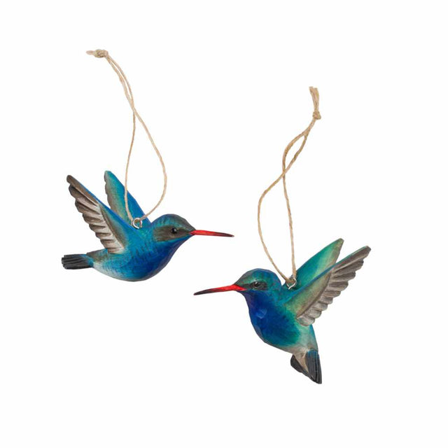 Flyvende kolibri (blå) - træfugl - Wildlife Garden