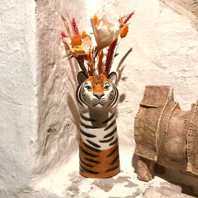 Tiger vase - Quail