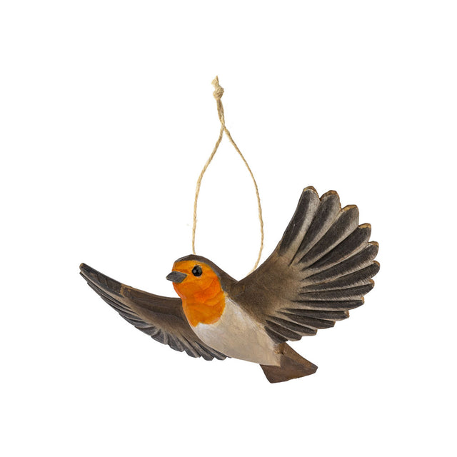 Lille flyvende rødhals - træfugl - Wildlife Garden