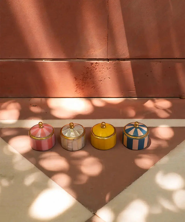 Bailey Circus messing æske - gul