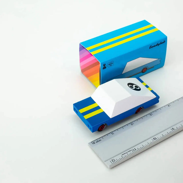 Blå Racer Bil - Candylab - Candylab