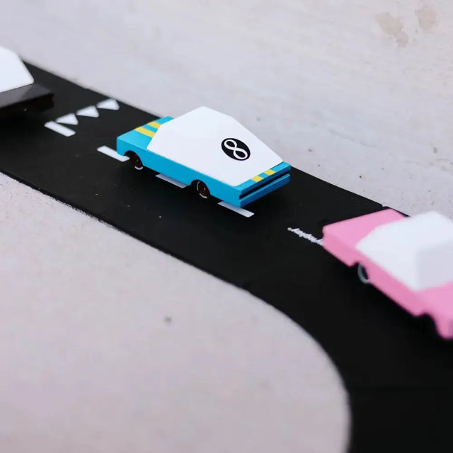 Blå Racer Bil - Candylab