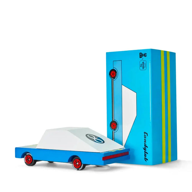 Blå Racer Bil - Candylab