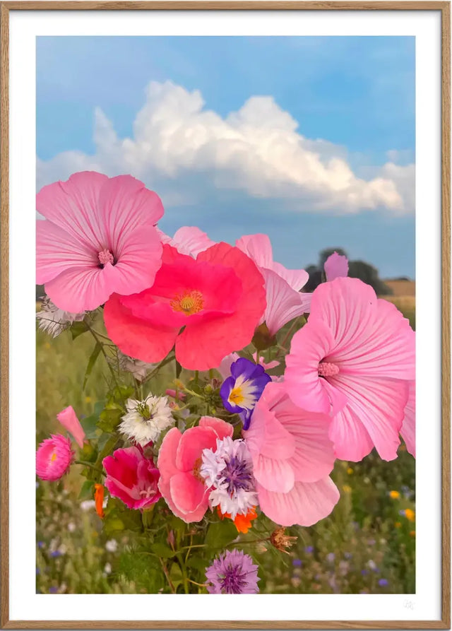 Cottage flowers - Poster & Frame