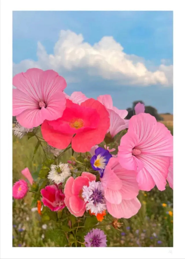 Cottage flowers - Poster & Frame