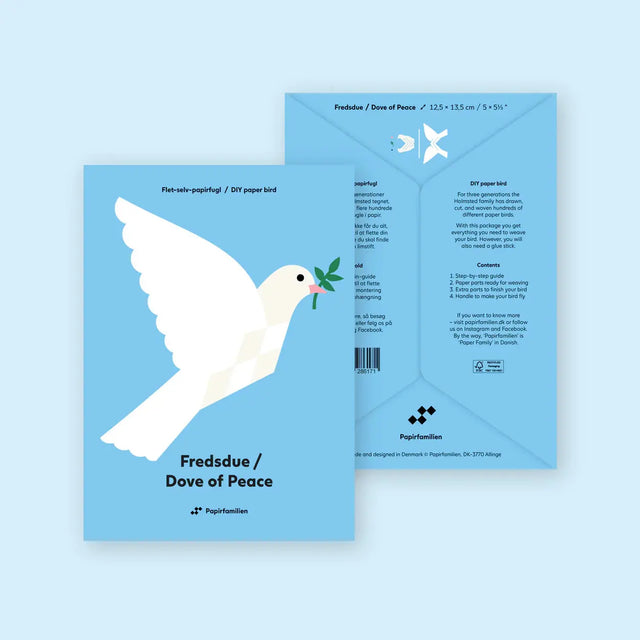 Flettet julefugl fredsdue