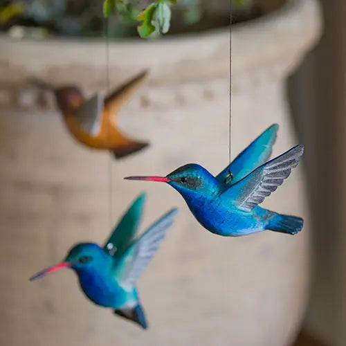 Flyvende kolibri - blå Wildlife Garden