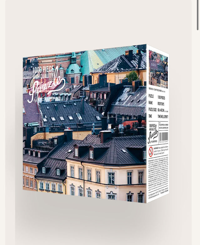 Puslespil - roof-tops - kylskåpspoesi