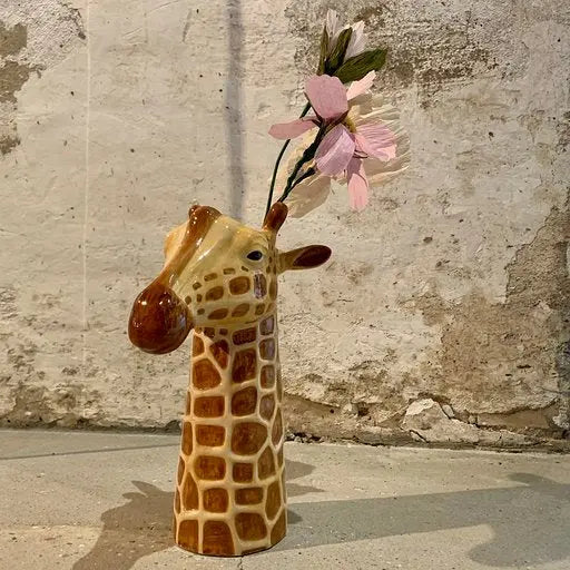 Giraf vase Quail