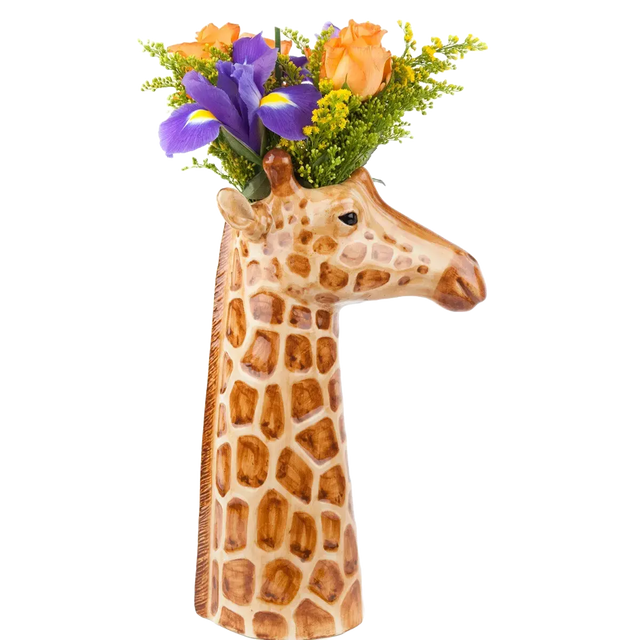 Giraf vase - Quail