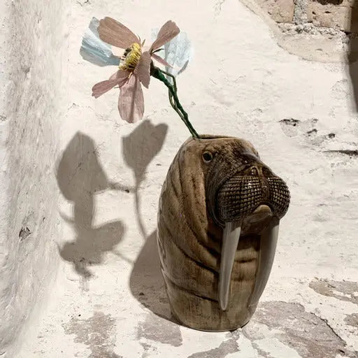 Hvalros vase Quail