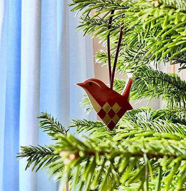 Flettet julefugl gærdesmutte - Papirfamilien