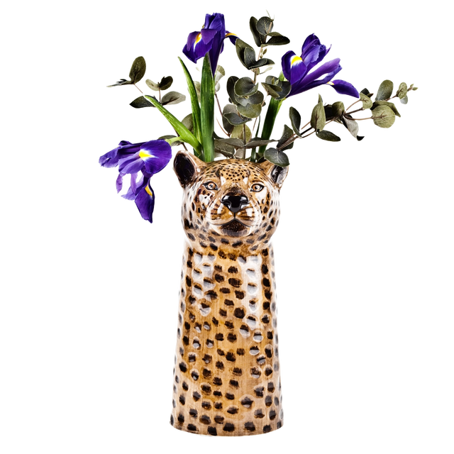 Leopard vase - Quail