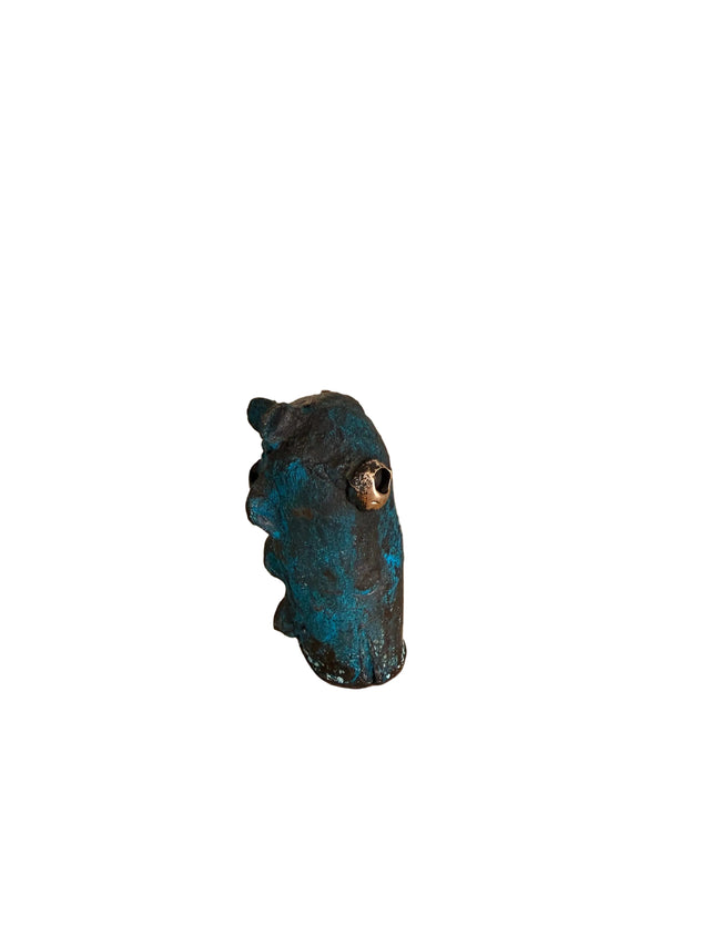 Booh 04 - lille bronze skulptur - håndlavet af Harritsø