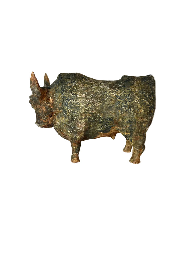 Keramikskulptur bison/tyr 03