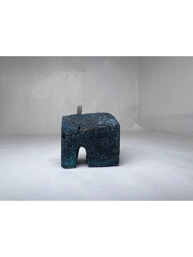Hus #1 - lille bronze skulptur - håndlavet af Harritsø