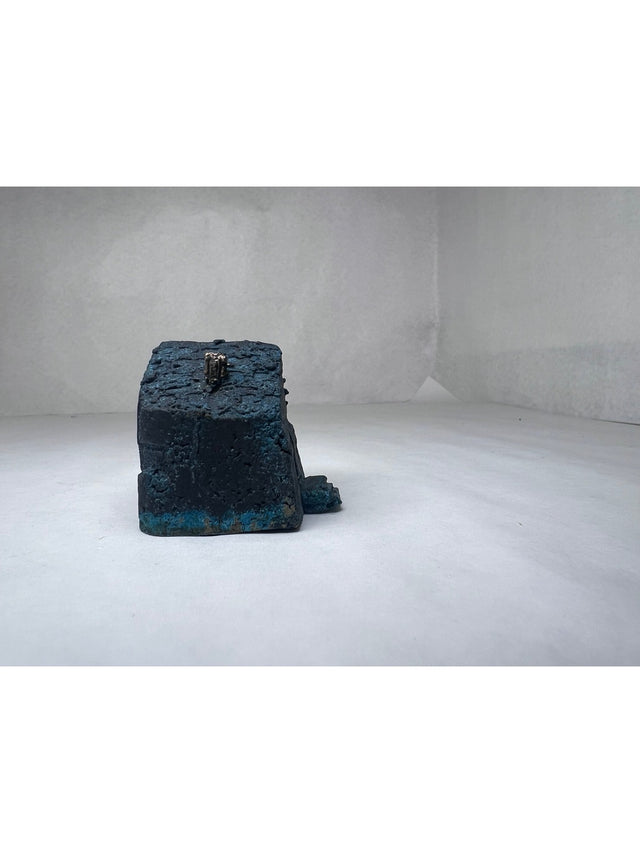 Hus #10 - lille bronze skulptur - håndlavet af Harritsø