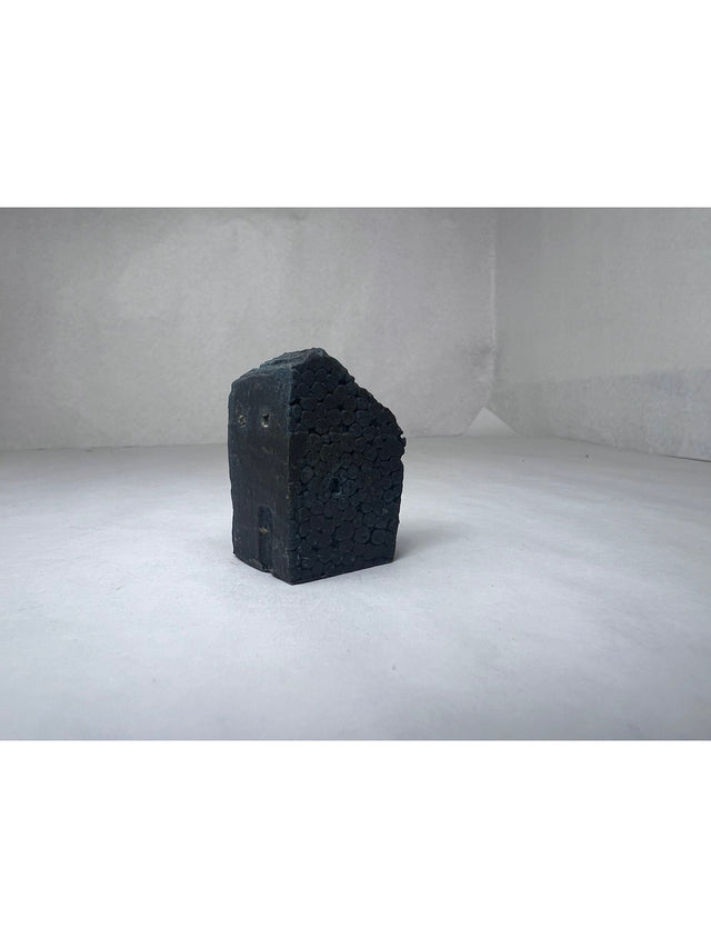 Hus #8 - lille bronze skulptur - håndlavet af Harritsø