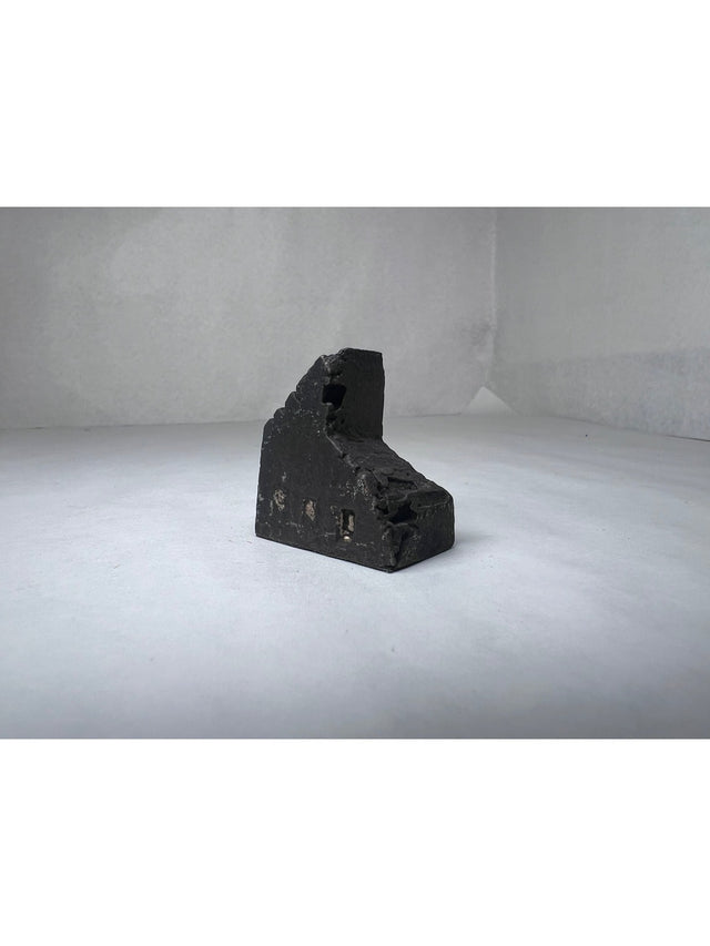 Hus #7 - lille bronze skulptur - håndlavet af Harritsø
